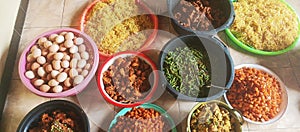 various menu are ready to serve