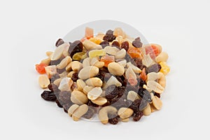 Various nuts and dried fruit