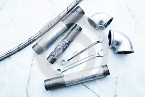 Various plumbers tools