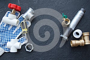 Various plumbers tools