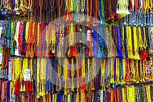 Various Prayer Beads, souvenir for pilgrims during hajj and umra in Mecca, Saudi Arabia. photo