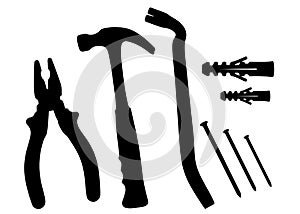 Various repair tools included.