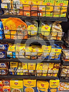 Various Schar gluten free bread products