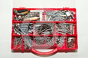 Various Screws in Tool Box