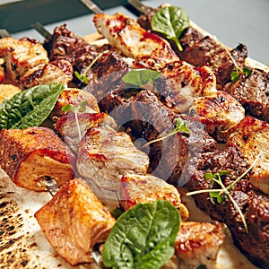 Various Shish Kebab