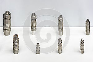 Various size high pressure metal hose fitting quick coupling connector for air or fluid transfer of industrial pneumatic hydraulic