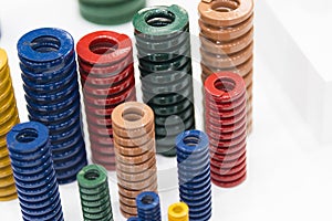 The various size industrial coil spring