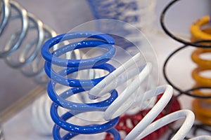 The various size industrial coil spring