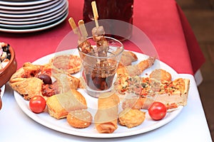 Various Spanish tapas