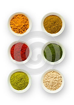 Various spices in a cup