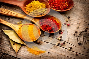 Various spices and herbs