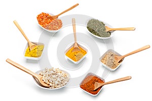 Various spices and herbs