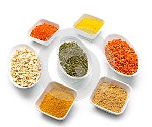 Various spices and herbs