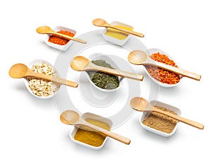 Various spices and herbs