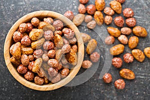 Various sugared nuts