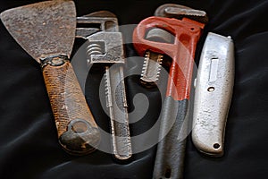 Various tools for general maintenance in and around a home.