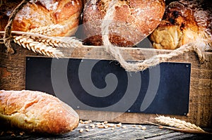 Various traditional bread