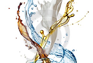 Various type of splashes