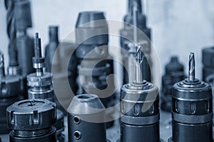 The various type of the  used solid  carbide endmill tools for CNC milling machine