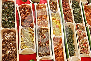 Various type of vegetable based dishes