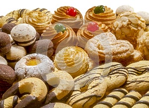Various types of bread