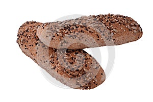 Close up of various types of bread