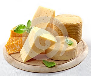 Vari tipi da formaggio 