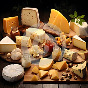 Various types cheese delight the senses with their diverse flavors, textures, and aromas. From the sharp tanginess cheddar to the