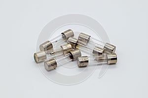 Various types of 20mm glass fuses photo