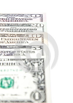 Various US dollar notes