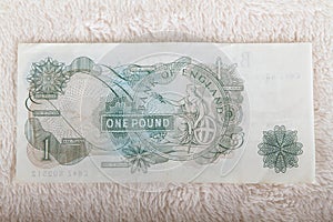 Old bank of england one pound note