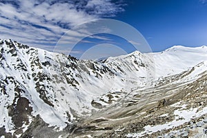 Various views of the Khardungla pass