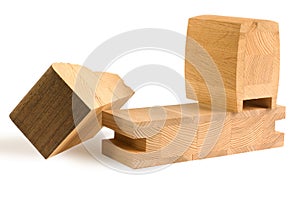 Various wood billets for furniture