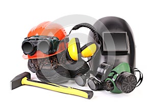 Various working equipment.