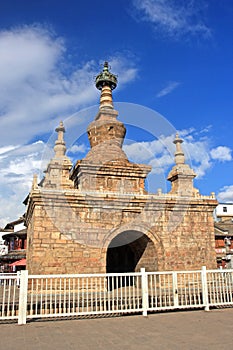 Varja Pagoda in Guandu ancient city ,Kunming, China