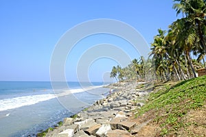 Varkala beach, Kerala, India