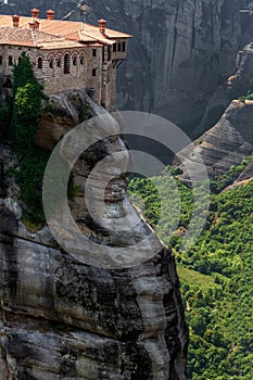 Varlaam monastery at Meteora in Trikala region in summer, Greece