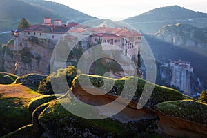 Varlaam Monastery on sunrise