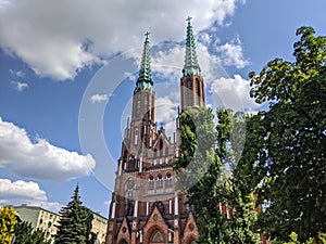 Varsovie, Poland, buildings, churchs, architectural facades