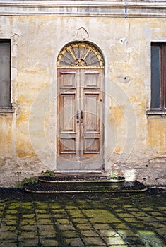 Varzi, Oltrepo Pavese, old town view. Color image