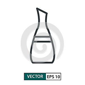 Vas flat icon vector. Line style. Isolated on white. Vector Illustration EPS 10