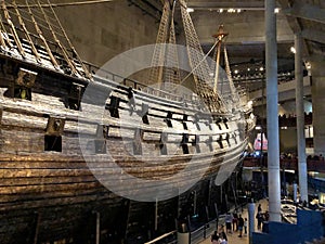 Vasa Museum, The Vasa ship capsized and sank in Stockholm 1628 and salvaged after 333 years on the sea bed