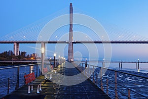 Vasco da Gama Bridge in Lisbon