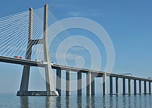 Vasco da Gama bridge , Lisbon - Portugal