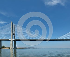 Vasco da Gama bridge , Lisbon - Portugal