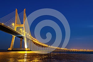 Vasco da Gama bridge, Lisbon, Portugal