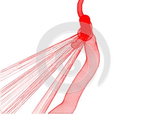 Vascular system connected to network. photo