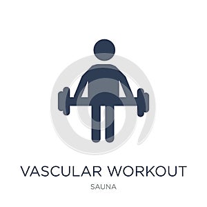 Vascular workout icon. Trendy flat vector Vascular workout icon