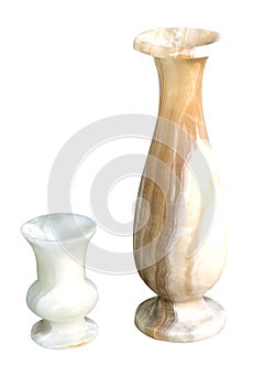 Vase made of natural stone(onyx)