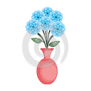 Vase with roses icon